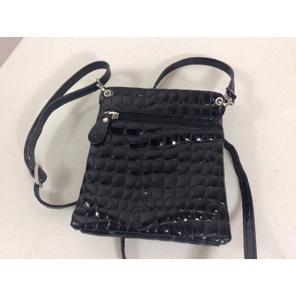 The Trend Crocodile Print Cross Body Bag Purse - Picture 9 of 12